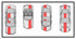 Racing Stripes & pinstripes [3x] 3" , 6", 3" x 68" Self Healing Vinyl Fits All Vehicles