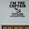 Captain steering wheel Style 2 Removable Vinyl Decal for Interior Walls shown as a removable vinyl wall decal in a category-appropriate room