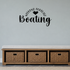 Boating forecast Style 3 Removable Vinyl Decal for Interior Walls shown as a removable vinyl wall decal in a second room setting