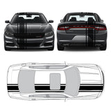 Racing Stripes & pinstripes [3x] 2" , 10", 2" x 68" Self Healing Vinyl Fits All Vehicles