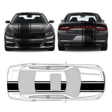 Racing Stripes & pinstripes [3x] 2" , 17", 2" x 70" Self Healing Air Release Vinyl Fits All Vehicles
