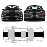 Racing Stripes & pinstripes [3x] 2" , 16", 2" x 70" Self Healing Air Release Vinyl Fits All Vehicles