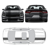 Racing Stripes & pinstripes [3x] 2" , 4", 2" x 68" Self Healing Vinyl Fits All Vehicles