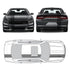 Racing Stripes & pinstripes [3x] 2" , 2", 2" x 70" Self Healing Air Release Vinyl Fits All Vehicles