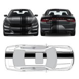 Racing Stripes & pinstripes [3x] 2" , 13", 2" x 70" Self Healing Air Release Vinyl Fits All Vehicles