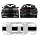 Racing Stripes & pinstripes [3x] 2" , 19", 2" x 70" Self Healing Air Release Vinyl Fits All Vehicles
