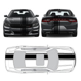 Racing Stripes & pinstripes [3x] 2" , 13", 2" x 68" Self Healing Vinyl Fits All Vehicles