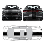 Racing Stripes & pinstripes [3x] 2" , 15", 2" x 70" Self Healing Air Release Vinyl Fits All Vehicles