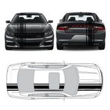 Racing Stripes & pinstripes [3x] 2" , 8", 2" x 68" Self Healing Vinyl Fits All Vehicles