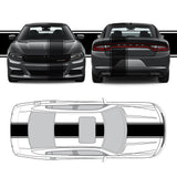 Racing Stripes & pinstripes [3x] 1" , 18", 1" x 70" Self Healing Air Release Vinyl Fits All Vehicles