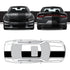 Dual Racing Stripes [3x] 1" , 2", 24" x 70" Self Healing Air Release Vinyl Fits All Vehicles