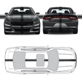 Racing Stripes & pinstripes [3x] 1" , 3", 1" x 70" Self Healing Air Release Vinyl Fits All Vehicles