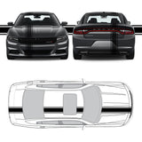 Racing Stripes & pinstripes [3x] 1" , 7", 1" x 68" Self Healing Vinyl Fits All Vehicles