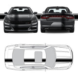 Racing Stripes & pinstripes [3x] 1" , 8", 1" x 68" Self Healing Vinyl Fits All Vehicles