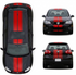 Dual 8" Racing Stripe w/pins Self Healing Vinyl fits Volkswagen GTI MK5 2004 to 2008