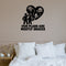 Our Plans Are Mostly Snacks Removable Wall Decal shown on a clear indoor wall