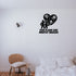 Alternate room view of Our Plans Are Mostly Snacks Removable Wall Decal