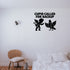 Alternate room view of Cupid Called For Backup Removable Wall Decal
