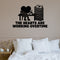 The Hearts Are Working Overtime Removable Wall Decal shown on a clear indoor wall