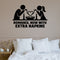 Romance, Now With Extra Napkins Removable Wall Decal shown on a clear indoor wall