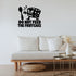Alternate room view of Do Not Feed The Fruitcake Removable Wall Decal