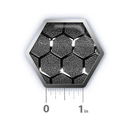 Honeycomb Medium Black — vehicle wrap vinyl swatch