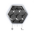 Honeycomb Medium Black — vehicle wrap vinyl swatch