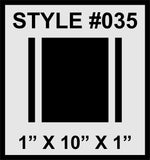 Racing Stripes & pinstripes [3x] 1" , 10", 1" x 68" Self Healing Vinyl Fits All Vehicles