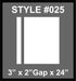 Dual Racing Stripes [3x] 3" , 2", 24" x 68" Self Healing Vinyl Fits All Vehicles