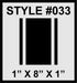 Racing Stripes & pinstripes [3x] 1" , 8", 1" x 68" Self Healing Vinyl Fits All Vehicles