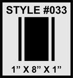 Racing Stripes & pinstripes [3x] 1" , 8", 1" x 68" Self Healing Vinyl Fits All Vehicles