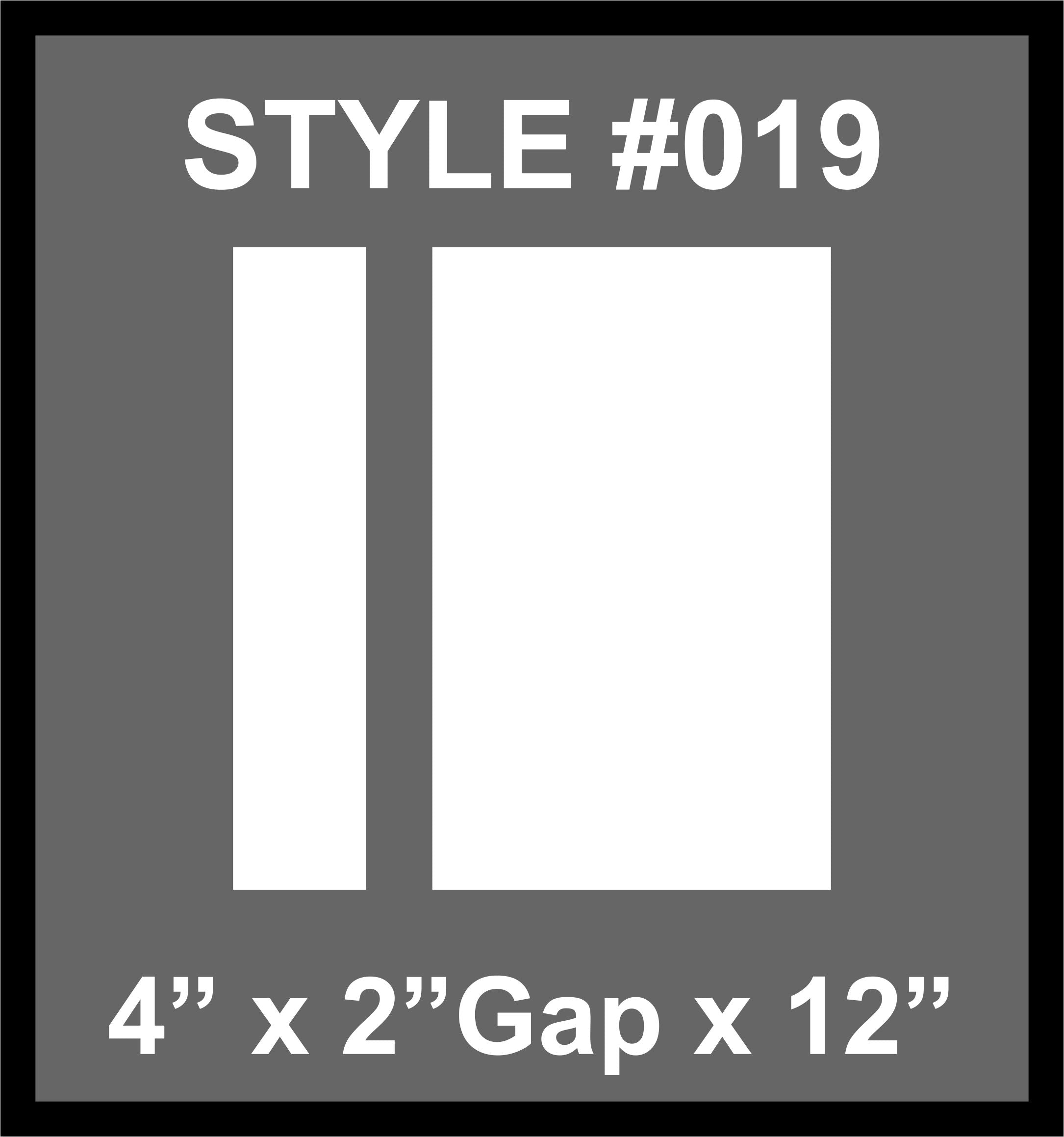 Dual Racing Stripes [3x] 4" , 2", 12" x 70" Self Healing Air Release Vinyl Fits All Vehicles
