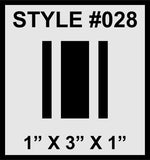 Racing Stripes & pinstripes [3x] 1" , 3", 1" x 68" Self Healing Vinyl Fits All Vehicles