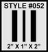 Racing Stripes & pinstripes [3x] 2" , 1", 2" x 68" Self Healing Vinyl Fits All Vehicles