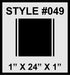 Racing Stripes & pinstripes [3x] 1" , 24", 1" x 70" Self Healing Air Release Vinyl Fits All Vehicles