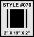 Racing Stripes & pinstripes [3x] 2" , 19", 2" x 70" Self Healing Air Release Vinyl Fits All Vehicles