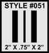 Racing Stripes & pinstripes [3x] 2" , .75", 2" x 70" Self Healing Air Release Vinyl Fits All Vehicles
