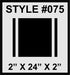 Racing Stripes & pinstripes [3x] 2" , 24", 2" x 70" Self Healing Air Release Vinyl Fits All Vehicles