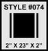 Racing Stripes & pinstripes [3x] 2" , 23", 2" x 70" Self Healing Air Release Vinyl Fits All Vehicles