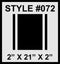 Racing Stripes & pinstripes [3x] 2" , 21", 2" x 70" Self Healing Air Release Vinyl Fits All Vehicles