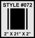 Racing Stripes & pinstripes [3x] 2" , 21", 2" x 70" Self Healing Air Release Vinyl Fits All Vehicles