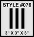 Racing Stripes & pinstripes [3x] 3" , 3", 3" x 68" Self Healing Vinyl Fits All Vehicles
