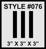 Racing Stripes & pinstripes [3x] 3" , 3", 3" x 68" Self Healing Vinyl Fits All Vehicles