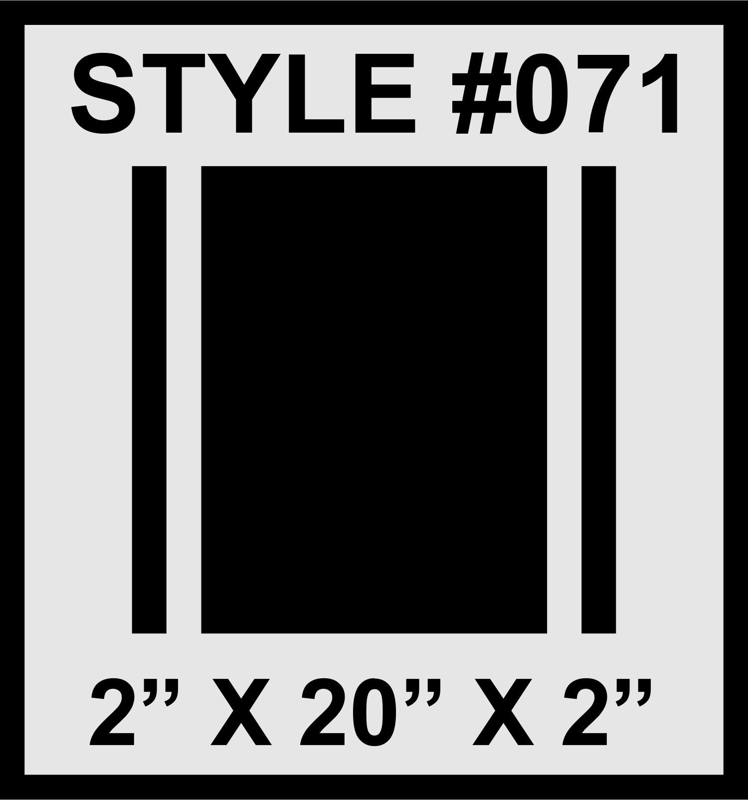 Racing Stripes & pinstripes [3x] 2" , 20", 2" x 68" Self Healing Vinyl Fits All Vehicles