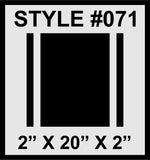 Racing Stripes & pinstripes [3x] 2" , 20", 2" x 68" Self Healing Vinyl Fits All Vehicles
