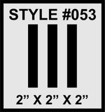 Racing Stripes & pinstripes [3x] 2" , 2", 2" x 68" Self Healing Vinyl Fits All Vehicles