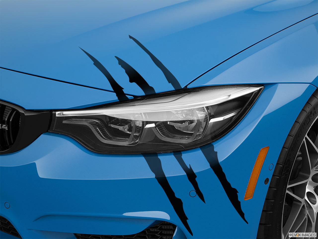 Monster Claw Scratch Decals - Premium Vehicle Decal Kit
