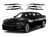 Monster Claw Scratch Decals - Premium Vehicle Decal Kit