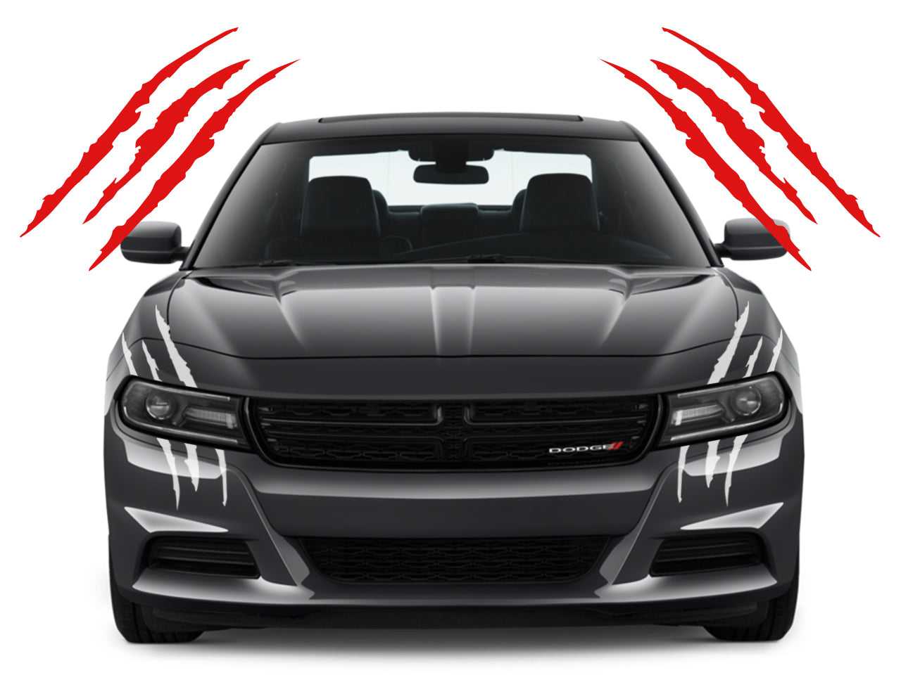 Monster Claw Scratch Decals - Premium Vehicle Decal Kit