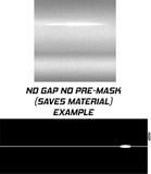 Dual 10" Racing Stripes Self Healing Vinyl fits Hyundai Veloster 2011 to 2020